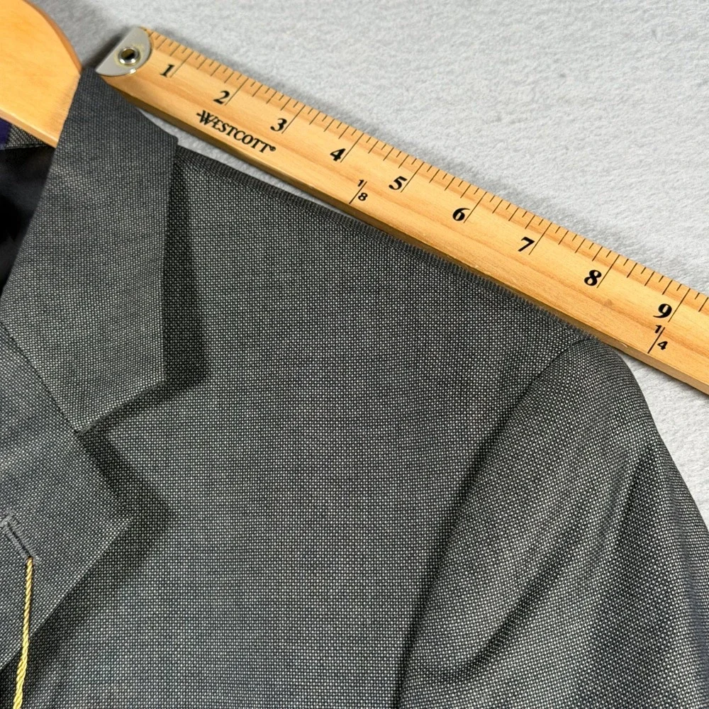Arrow USA 1851 Mens 40 Short Charcoal Grey 3 Button Suit Separate Blazer A922023